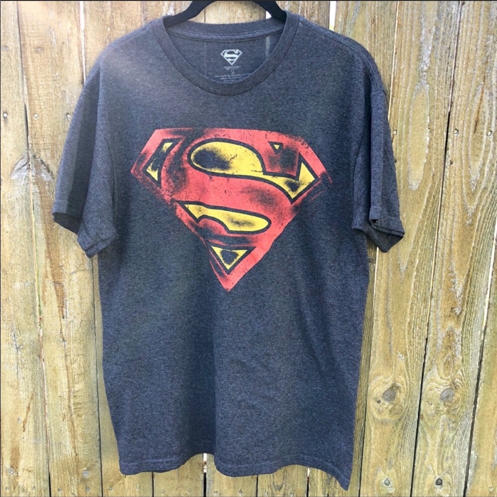 Superman Distressed Logo Tee 3/$12